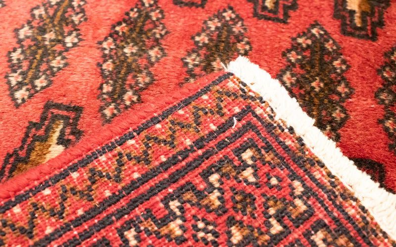 Tappeto corsia Tappeto Turkaman - 100 x 50 cm - rosso