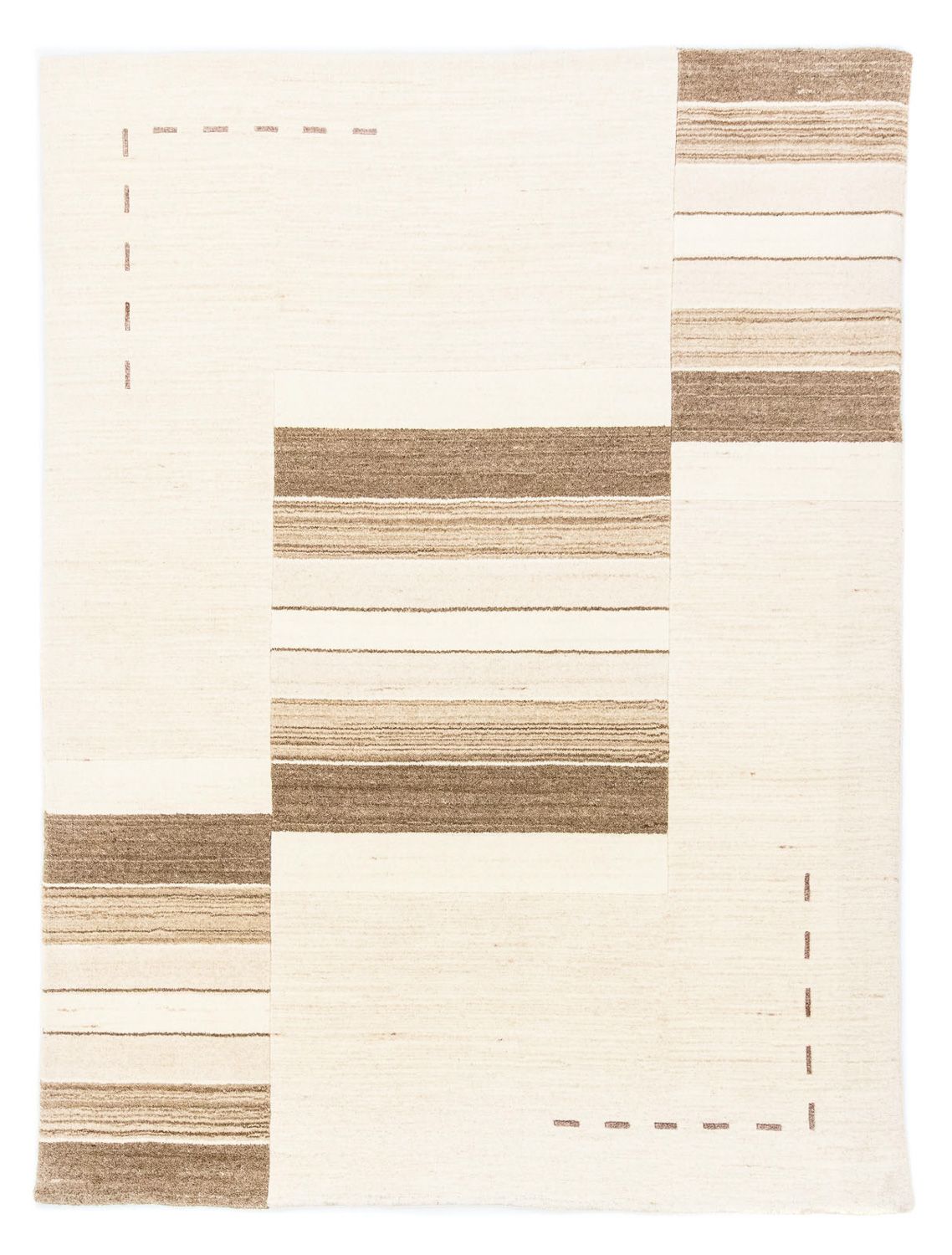 Tappeto di lana - 197 x 144 cm - naturale
