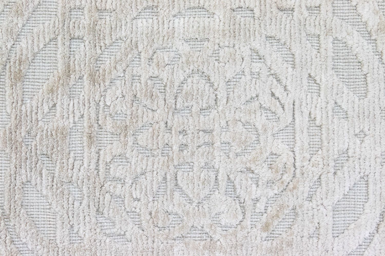 Tappeto di lana quadrato  - 67 x 66 cm - beige