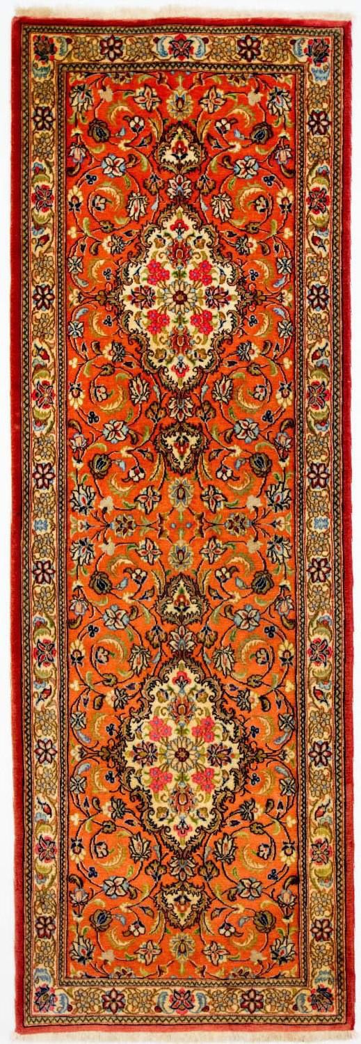 Tappeto corsia Tappeto Persero - Ghom - 213 x 70 cm - arancione