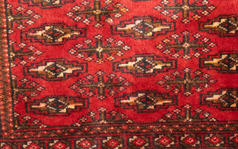 Tappeto corsia Tappeto Turkaman - 100 x 50 cm - rosso