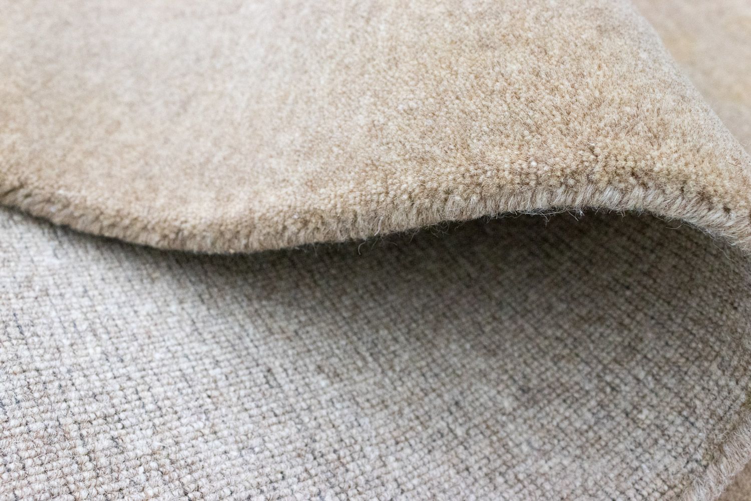 Tappeto di lana - 157 x 90 cm - beige