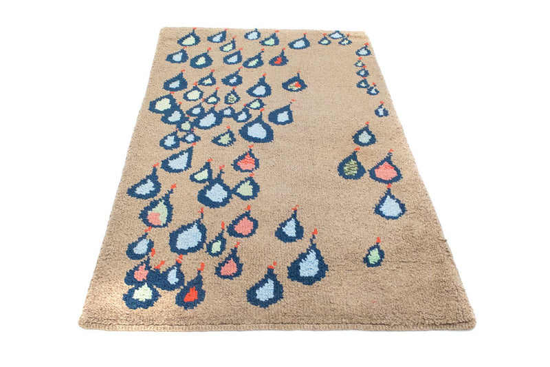 Tappeto corsia Tappeto di lana - 175 x 96 cm - marrone