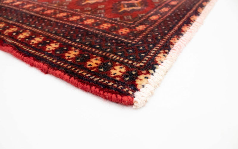 Tappeto corsia Tappeto Turkaman - 100 x 50 cm - rosso