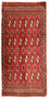 Tappeto corsia Tappeto Turkaman - 100 x 50 cm - rosso
