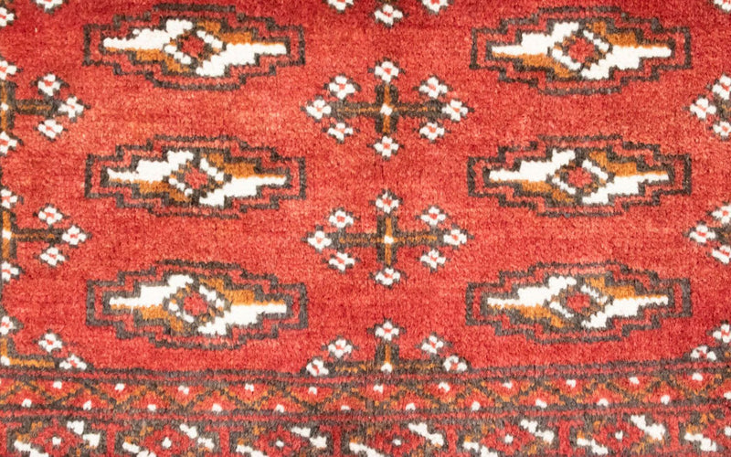 Tappeto corsia Tappeto Turkaman - 100 x 50 cm - rosso