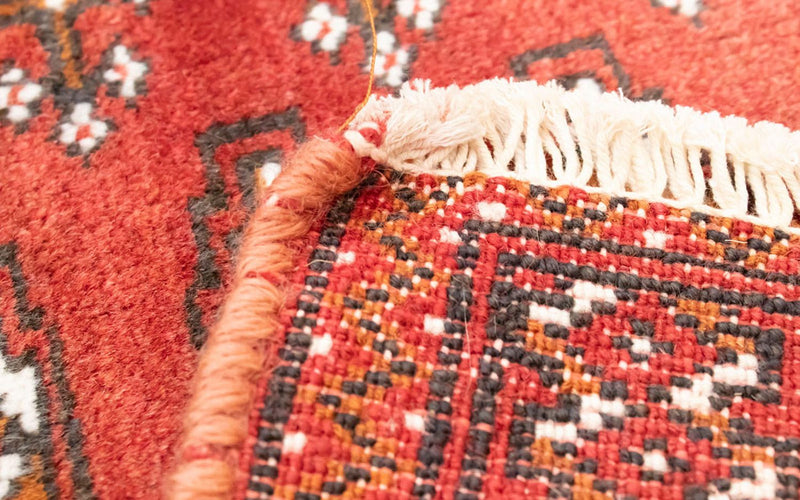 Tappeto corsia Tappeto Turkaman - 100 x 50 cm - rosso