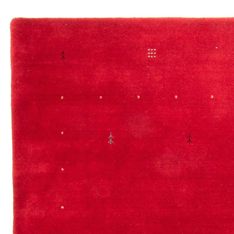 Tappeto Gabbeh - Loribaft Softy - 242 x 172 cm - rosso scuro