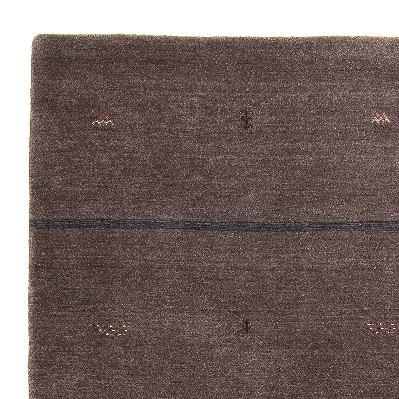 Tappeto Gabbeh - Loribaft Softy - 244 x 173 cm - marrone scuro