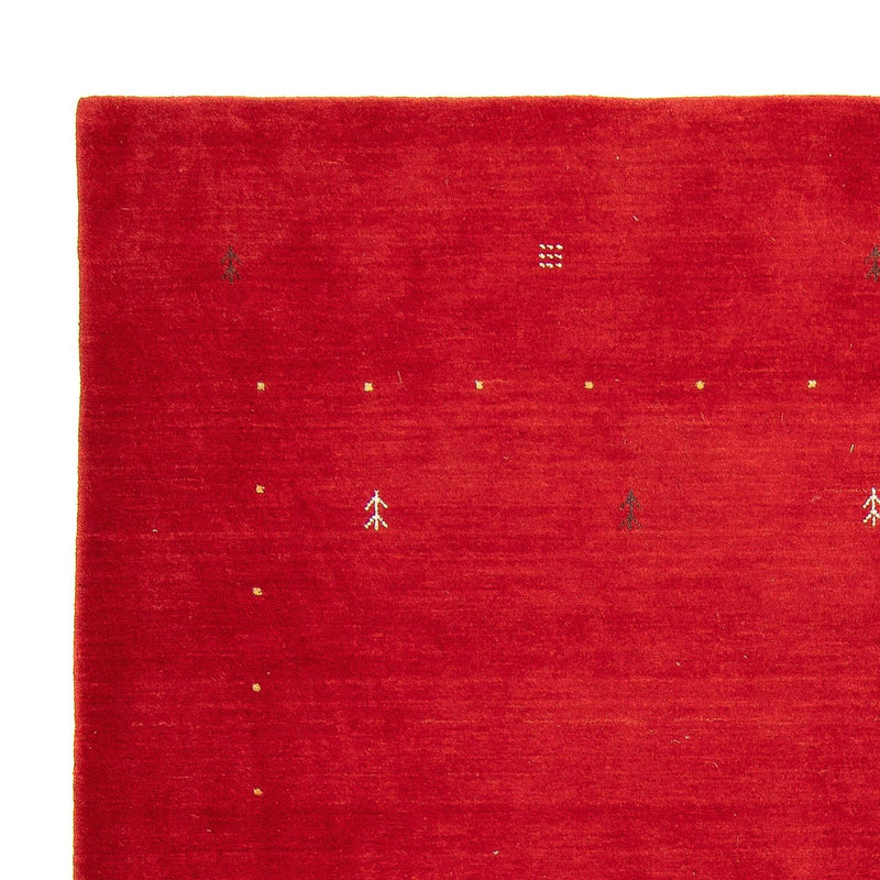 Tappeto Gabbeh - Loribaft Softy - 241 x 178 cm - rosso scuro