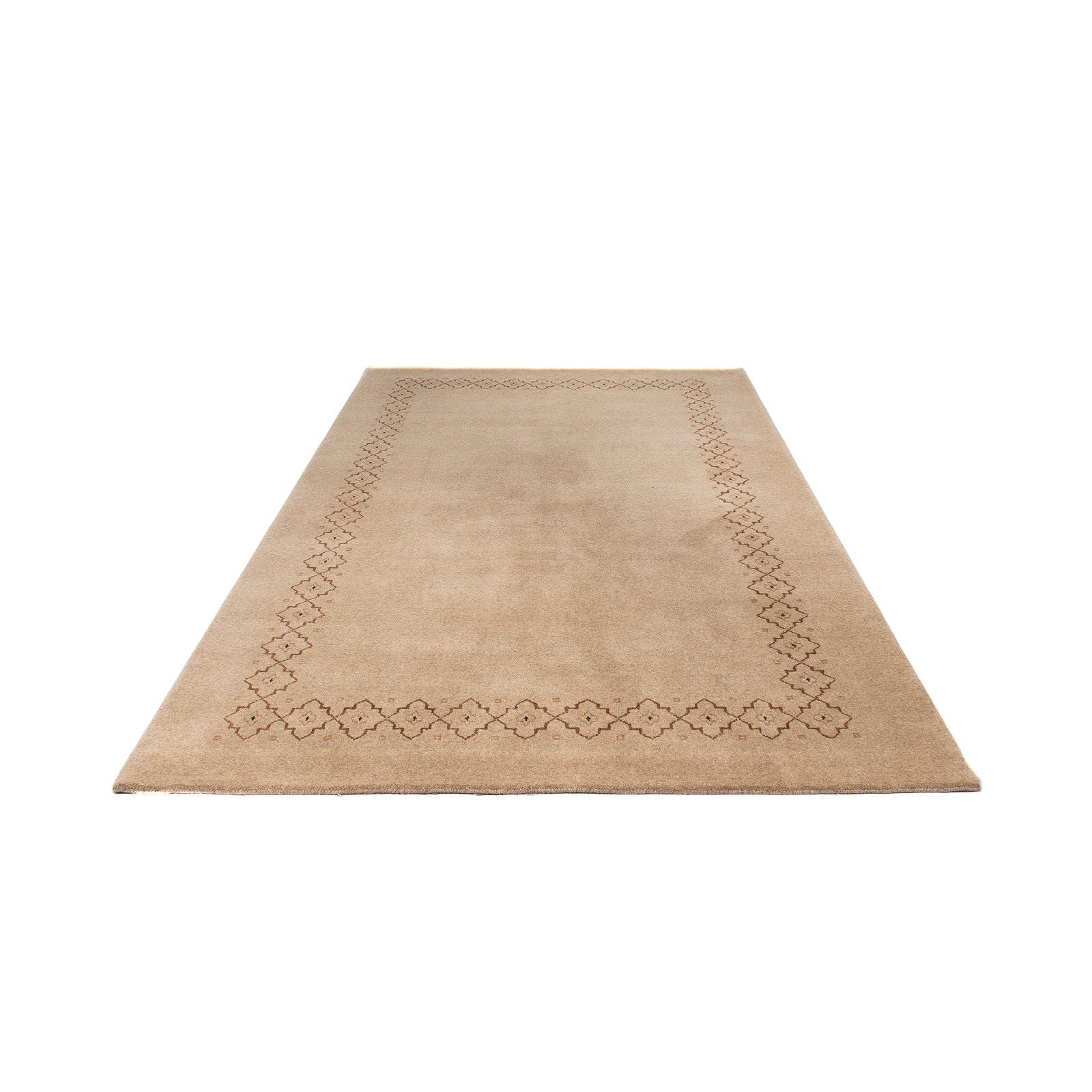 Tappeto Gabbeh - Loribaft Softy - 242 x 170 cm - marrone chiaro