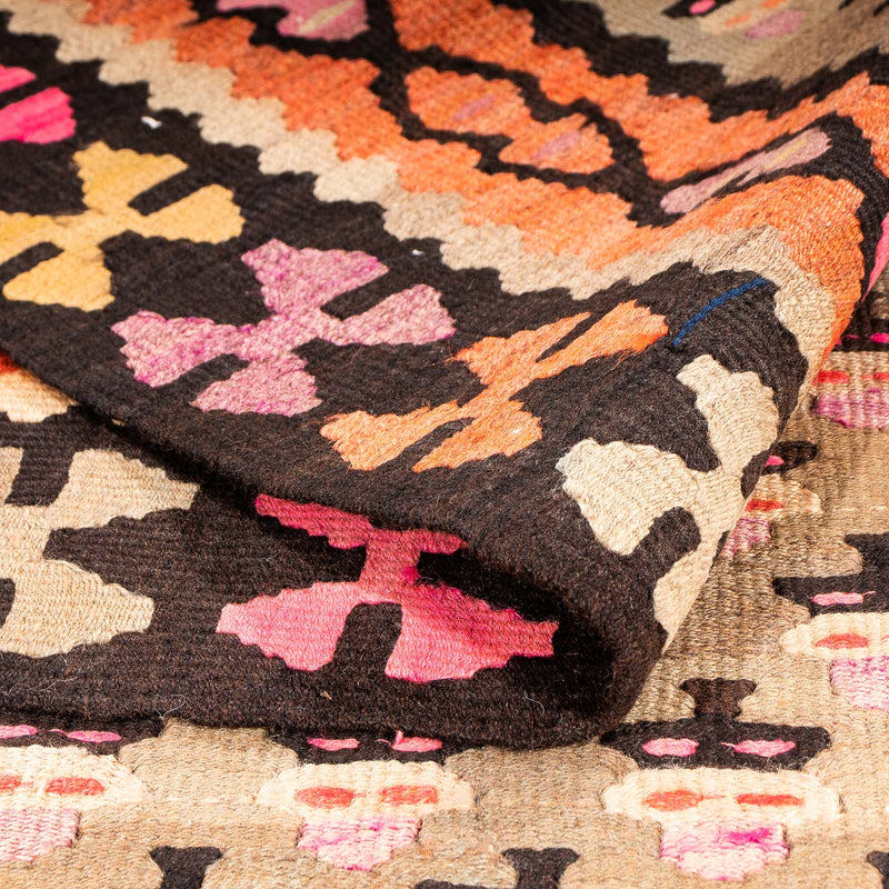 Tappeto corsia Tappeto Kelim - Vecchio - 285 x 160 cm - multicolore