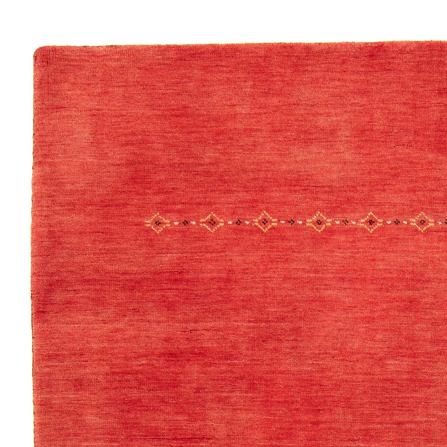 Tappeto Gabbeh - Loribaft Softy - 242 x 171 cm - rosso scuro