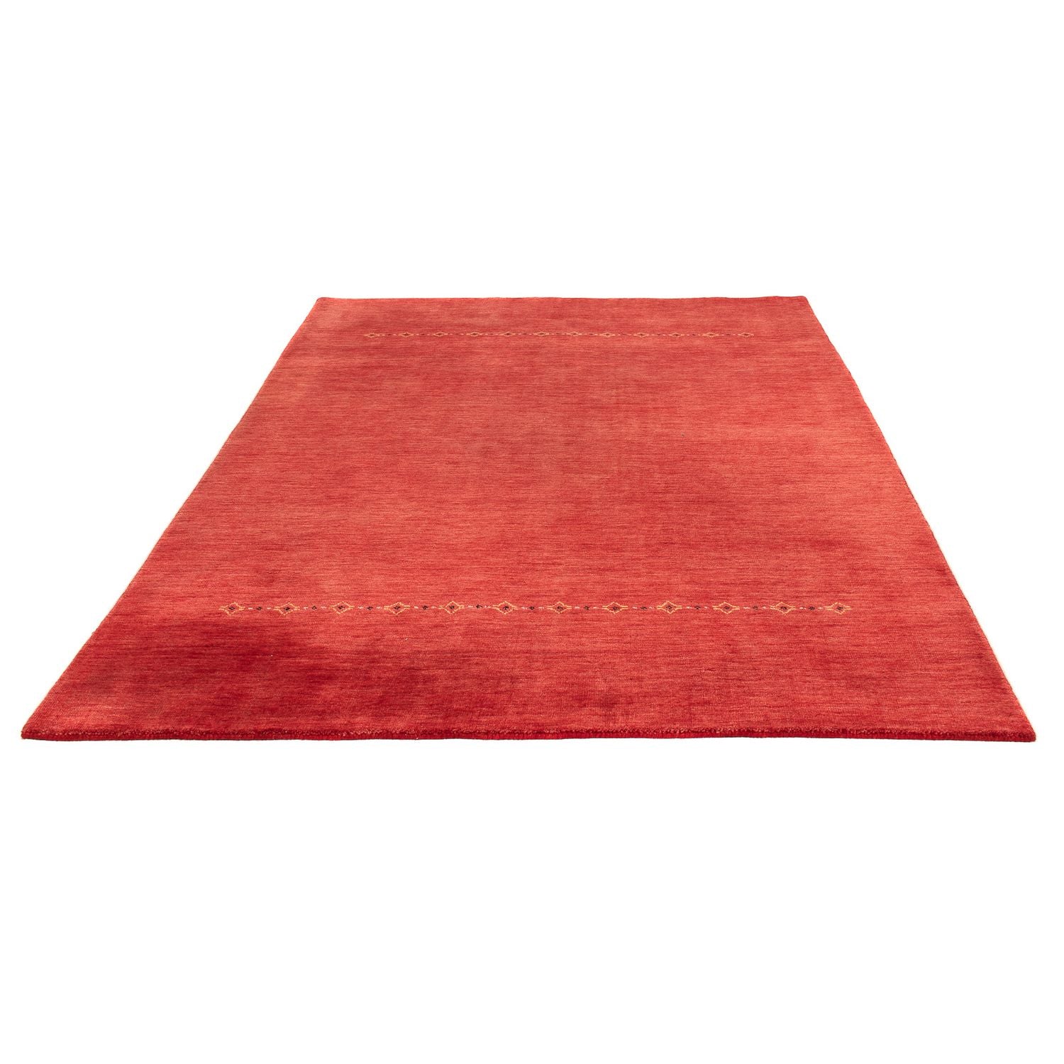Tappeto Gabbeh - Loribaft Softy - 242 x 171 cm - rosso scuro