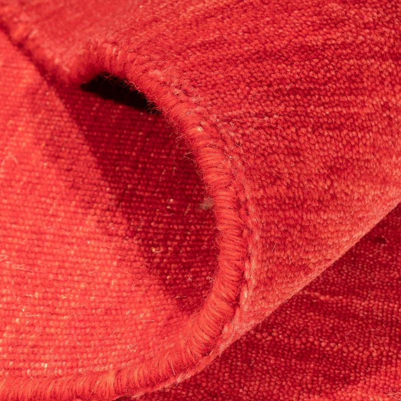 Tappeto Gabbeh - Loribaft Softy - 242 x 171 cm - rosso scuro