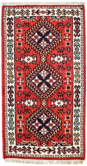 Tappeto orientale - 160 x 90 cm - rosso