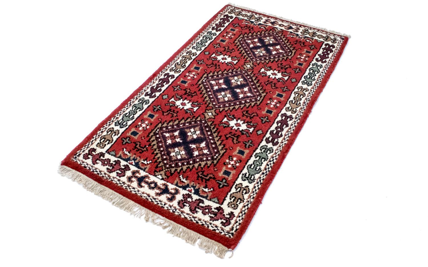 Tappeto orientale - 160 x 90 cm - rosso