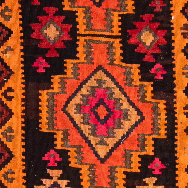 Tappeto corsia Tappeto Kelim - Vecchio - 225 x 150 cm - multicolore
