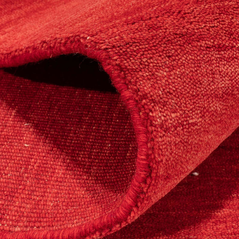 Tappeto Gabbeh - Loribaft Softy - 240 x 170 cm - rosso scuro