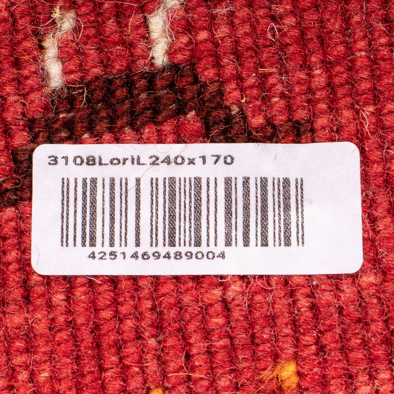 Tappeto Gabbeh - Loribaft Softy - 240 x 170 cm - rosso scuro