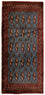 Tappeto Turkaman - 130 x 60 cm - blu