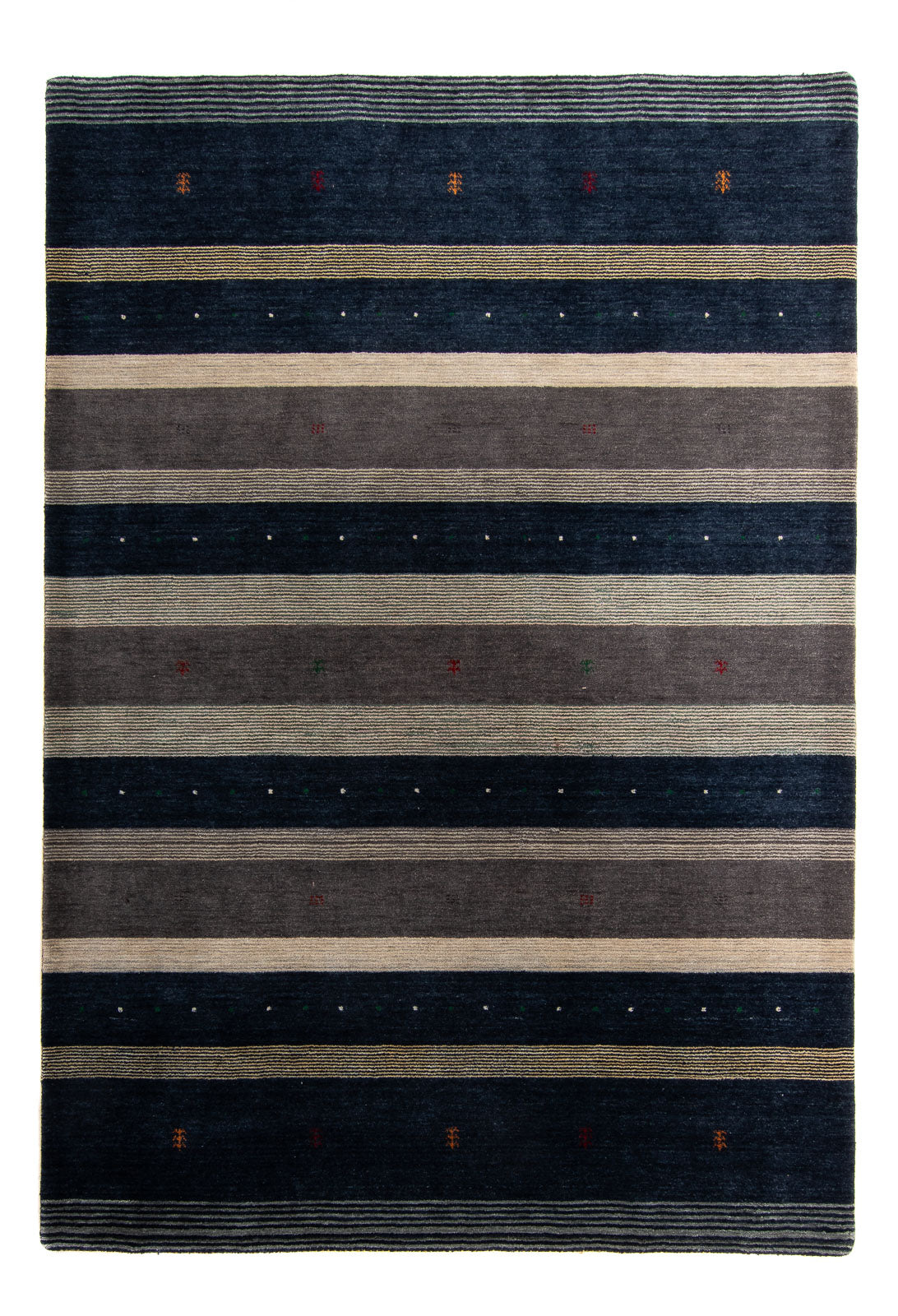 Tappeto Gabbeh - Loribaft Softy - 240 x 172 cm - blu scuro