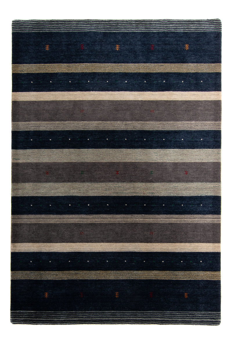 Tappeto Gabbeh - Loribaft Softy - 240 x 172 cm - blu scuro