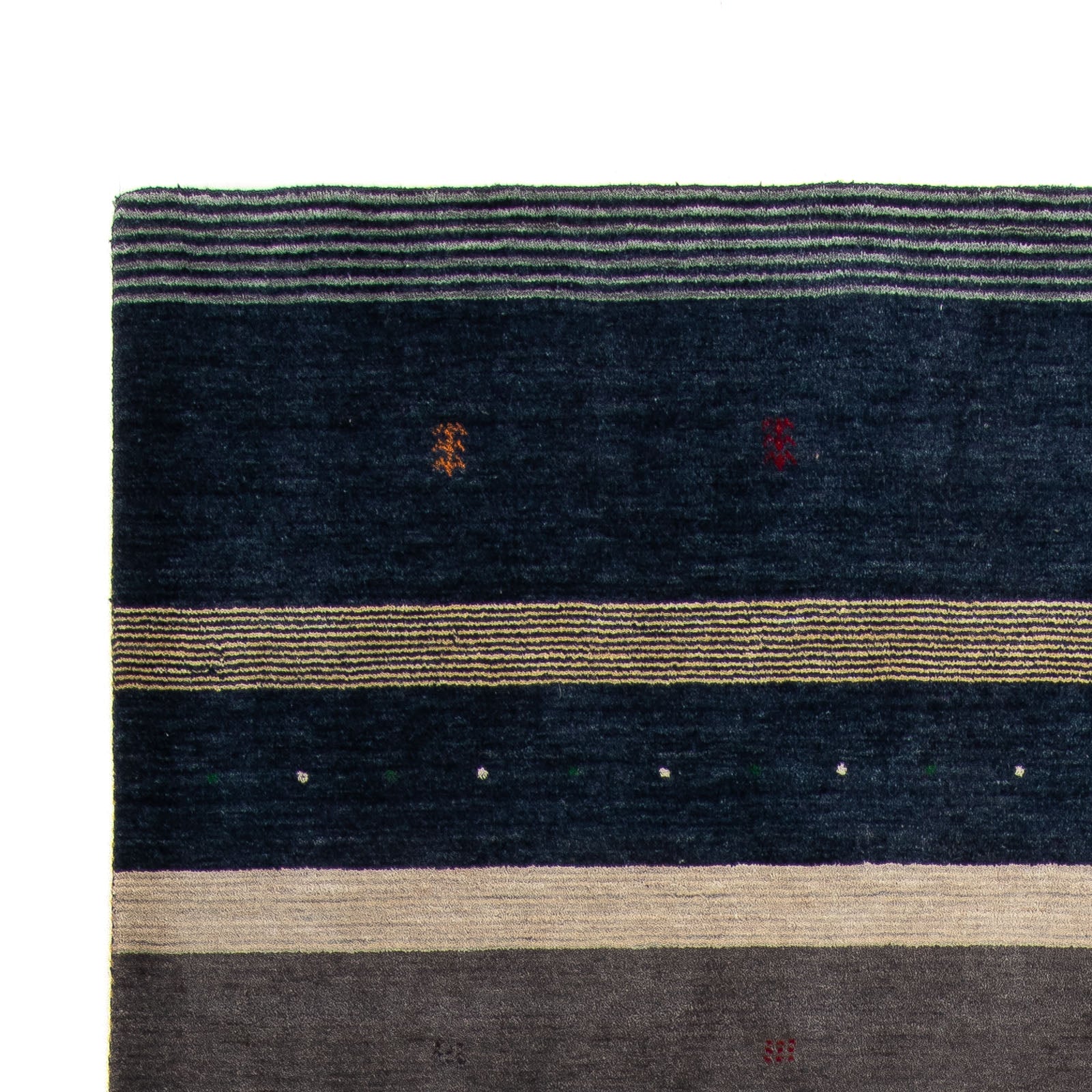 Tappeto Gabbeh - Loribaft Softy - 240 x 172 cm - blu scuro