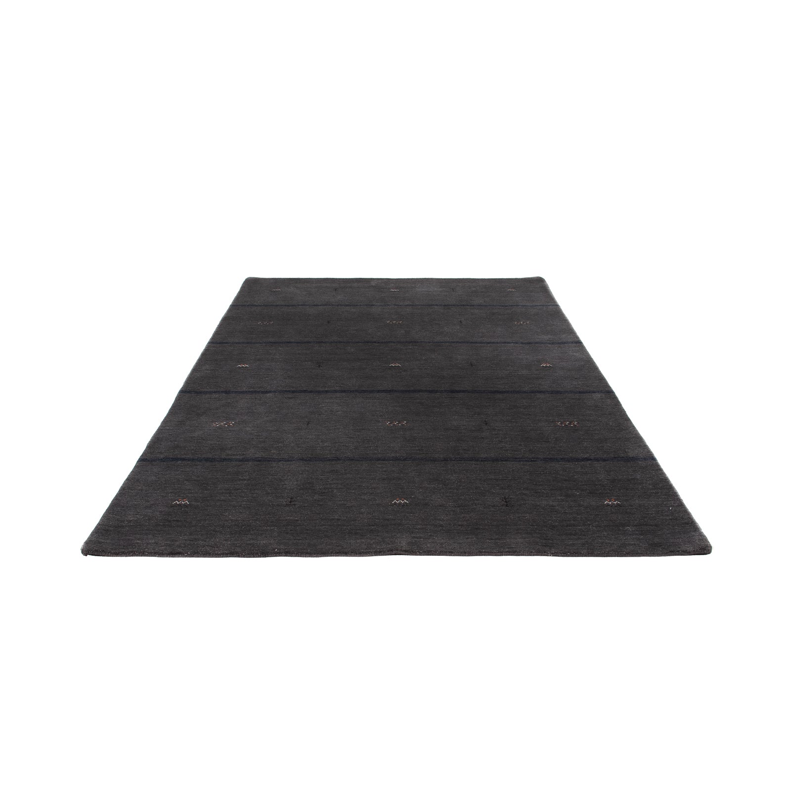 Tappeto Gabbeh - Loribaft Softy - 240 x 173 cm - marrone scuro