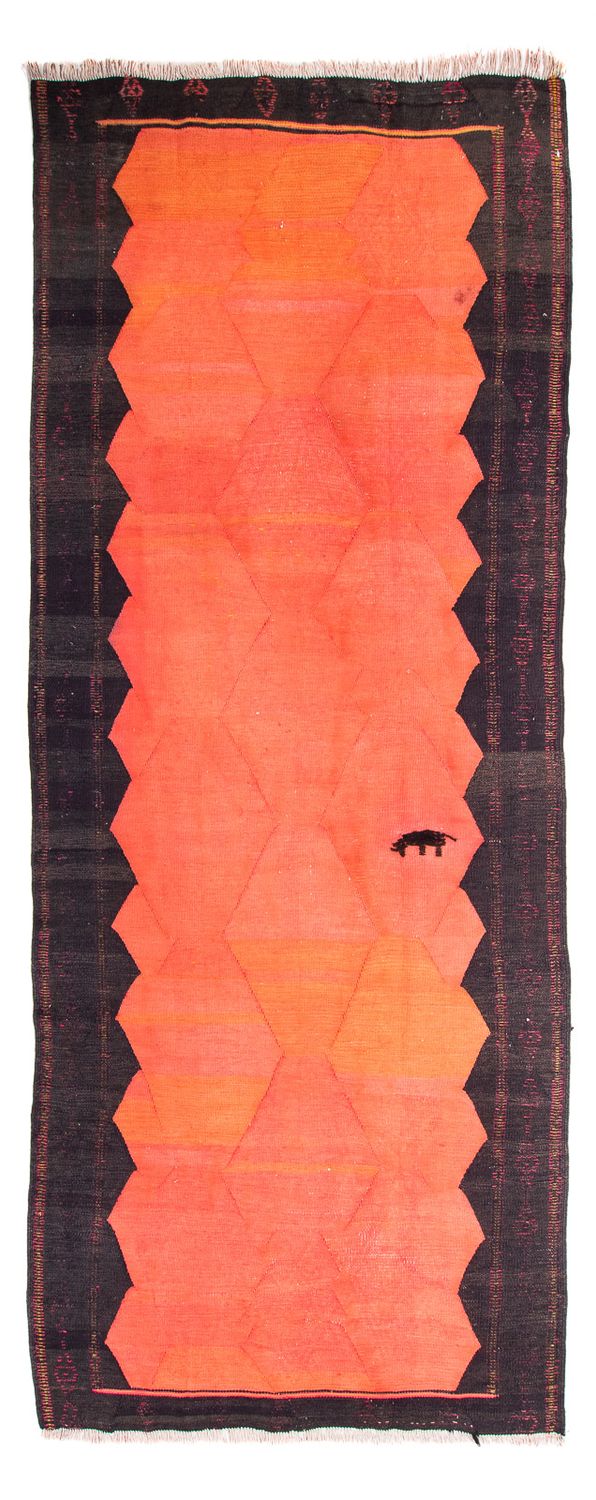 Tappeto corsia Tappeto Kelim - Vecchio - 360 x 145 cm - multicolore