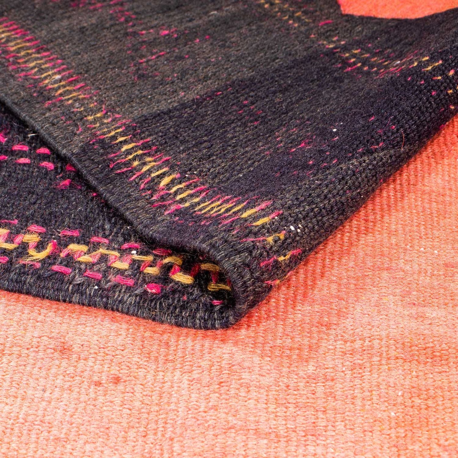 Tappeto corsia Tappeto Kelim - Vecchio - 360 x 145 cm - multicolore