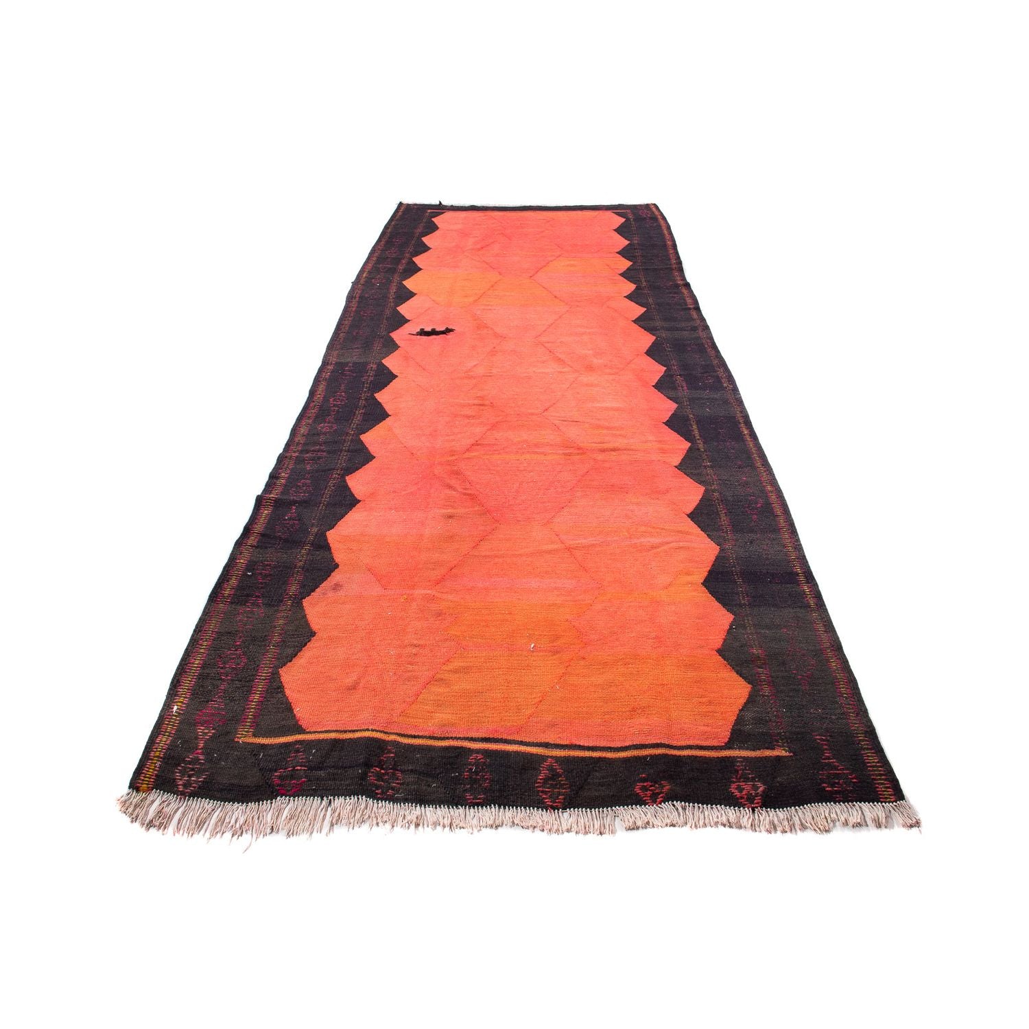 Tappeto corsia Tappeto Kelim - Vecchio - 360 x 145 cm - multicolore