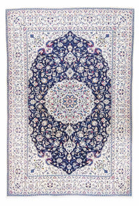 Tappeto Persero - Nain - Reale - 302 x 207 cm - blu scuro