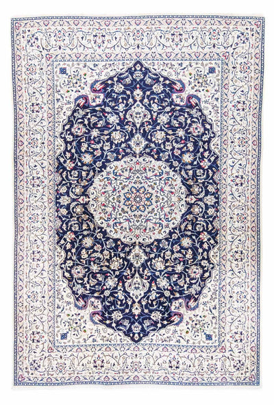 Nain - 9La Tappeto 207x302cm - Tappeto persiano - blu scuro