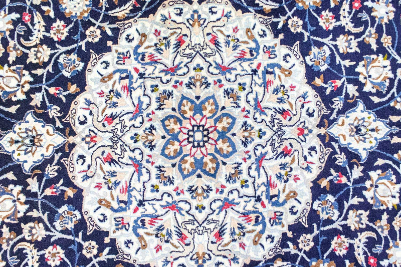 Tappeto Persero - Nain - Reale - 302 x 207 cm - blu scuro