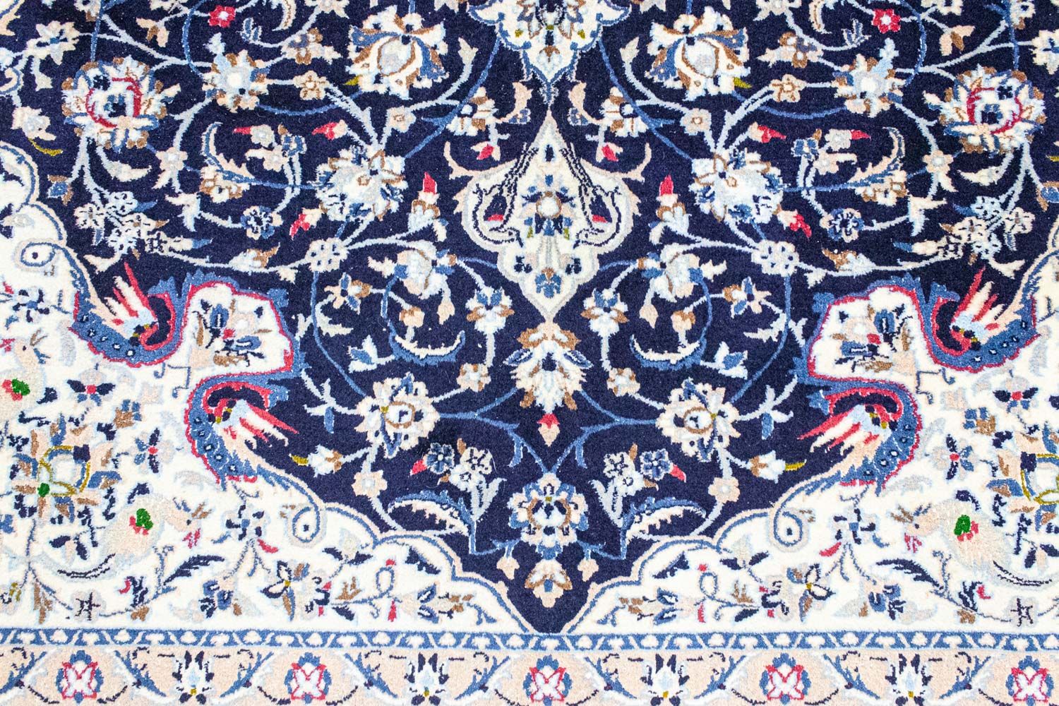 Tappeto Persero - Nain - Reale - 302 x 207 cm - blu scuro