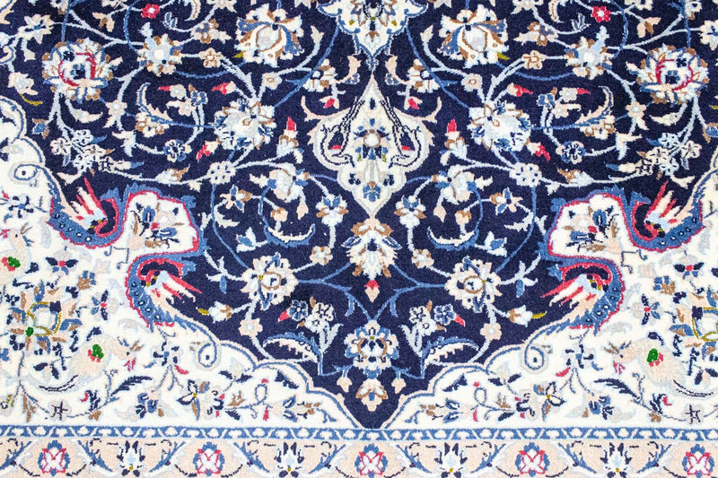 Tappeto Persero - Nain - Reale - 302 x 207 cm - blu scuro