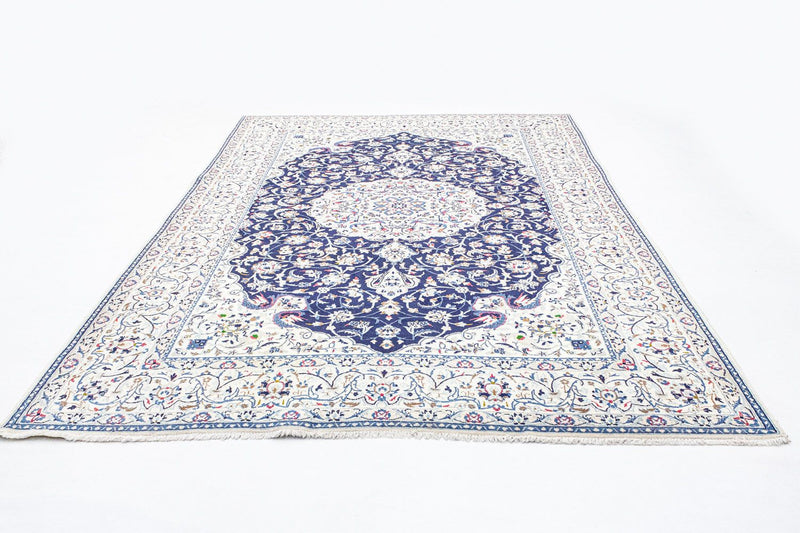 Tappeto Persero - Nain - Reale - 302 x 207 cm - blu scuro