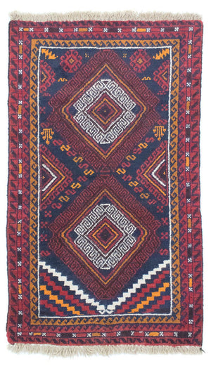 Tappeto Belutsch - 132 x 76 cm - blu