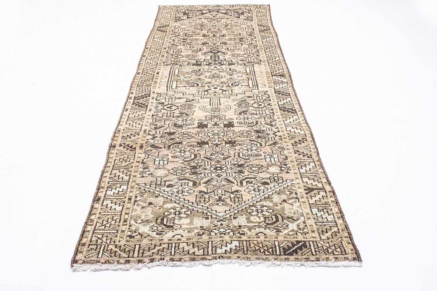 Tappeto corsia Tappeto Belutsch - 295 x 100 cm - marrone