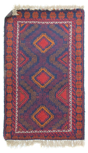 Tappeto Belutsch - 137 x 81 cm - blu