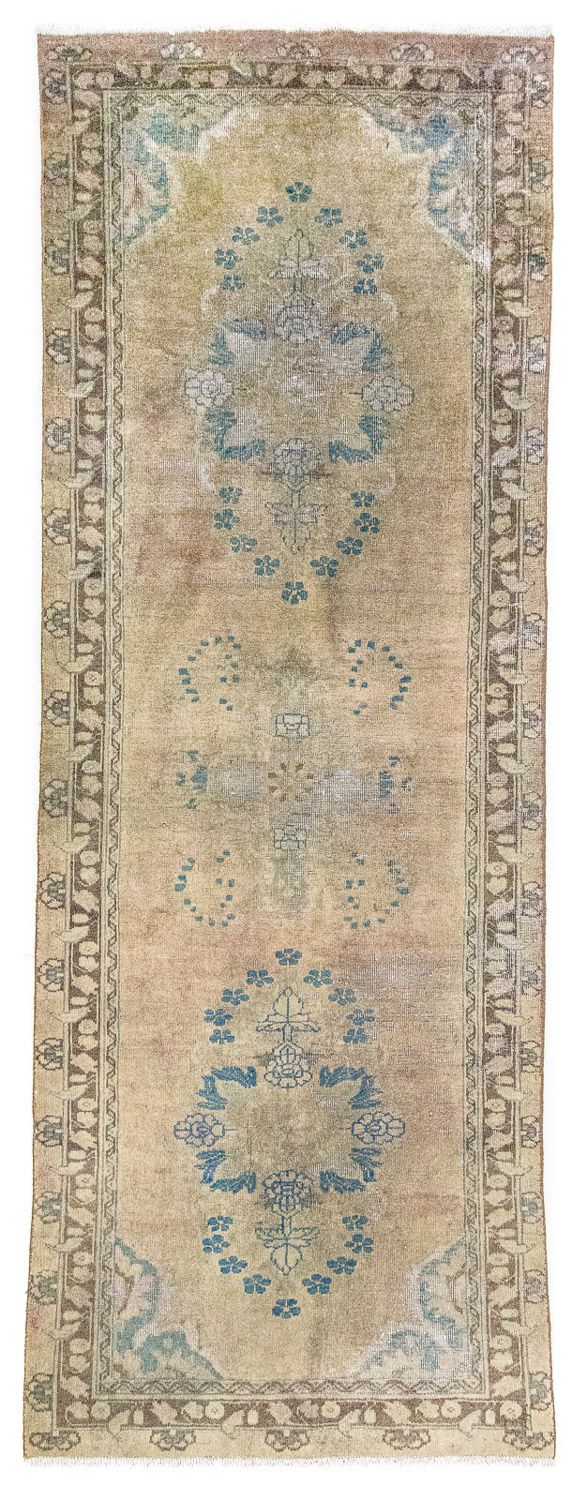 Tappeto corsia Tappeto Persero - Keshan - 305 x 120 cm - marrone