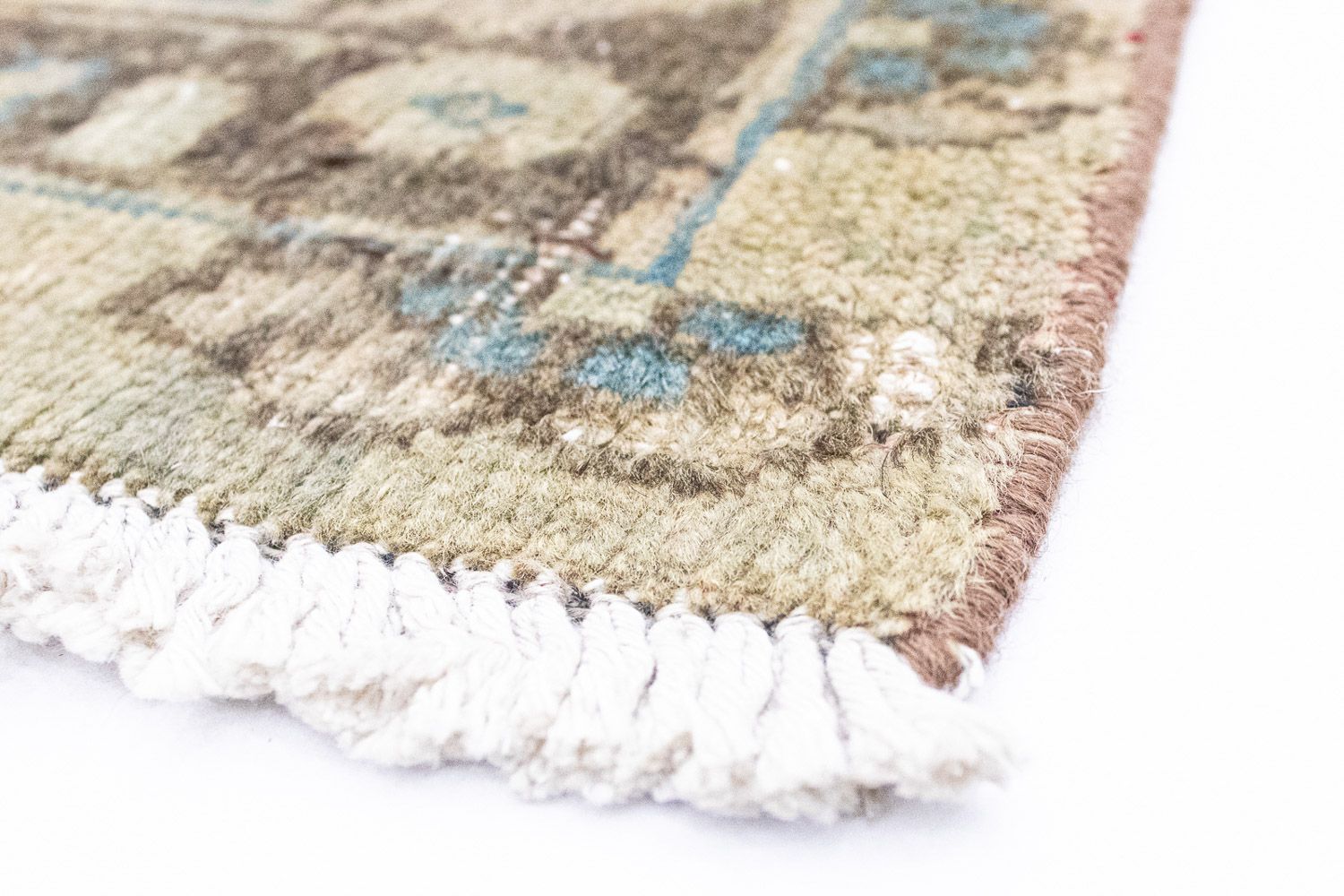 Tappeto corsia Tappeto Persero - Keshan - 305 x 120 cm - marrone