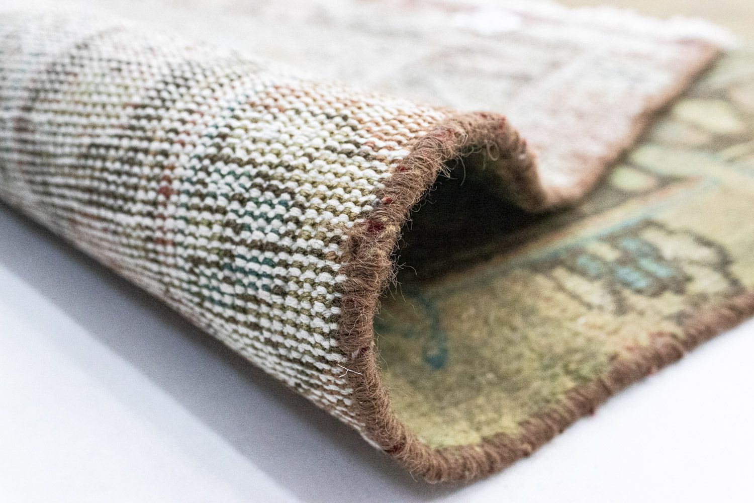 Tappeto corsia Tappeto Persero - Keshan - 305 x 120 cm - marrone