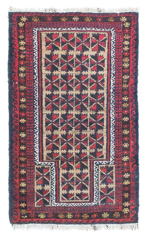 Tappeto Belutsch - 129 x 78 cm - blu