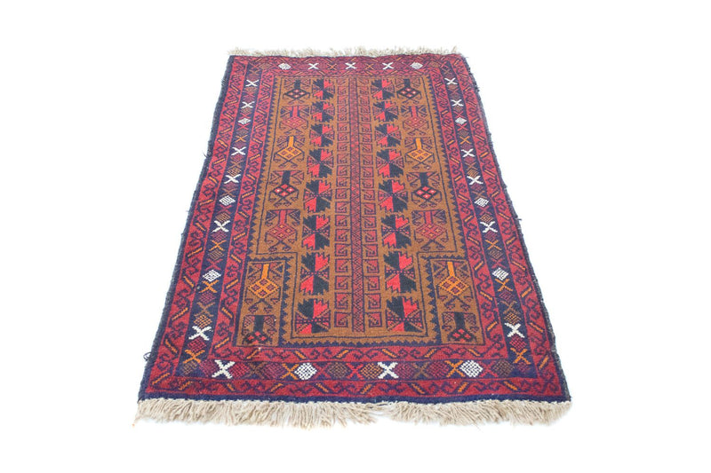 Tappeto Belutsch - 140 x 86 cm - marrone
