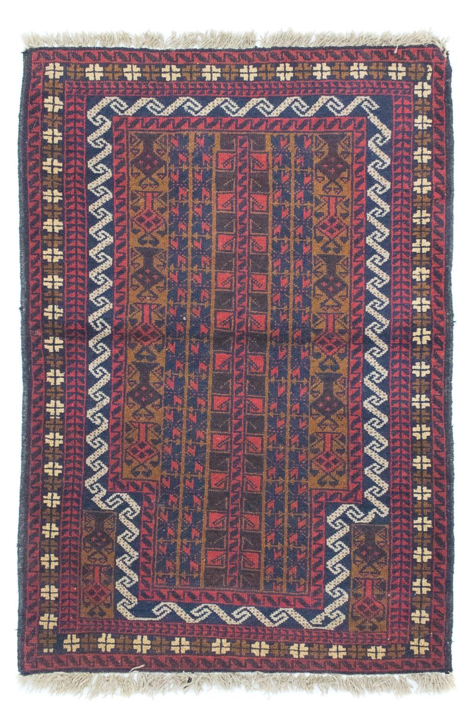 Tappeto Belutsch - 132 x 88 cm - marrone