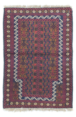 Tappeto Belutsch - 132 x 88 cm - marrone