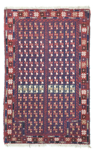 Tappeto Belutsch - 136 x 82 cm - marrone