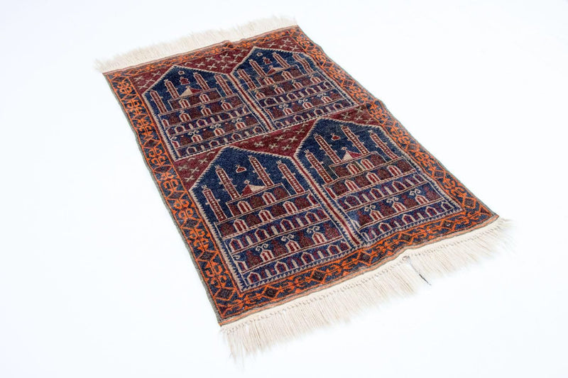 Tappeto Belutsch - 135 x 104 cm - multicolore